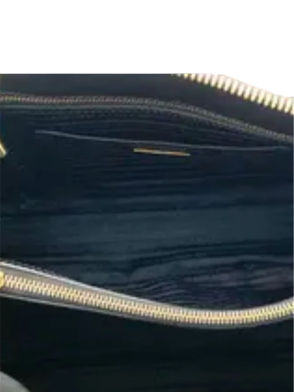 Prada Black Saffiano Leather Satchel with Gold Hardware